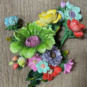 MacKenzie-Childs Green Flower Market Wall Art